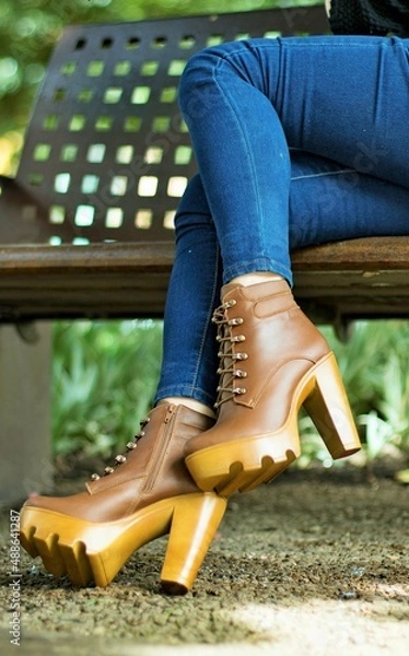 Obraz botas mujer