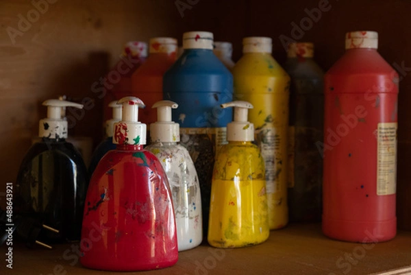 Fototapeta Colours in bottles