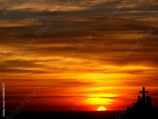 Fototapeta Céu laranja