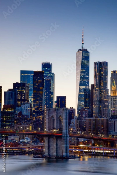 Fototapeta city skyline