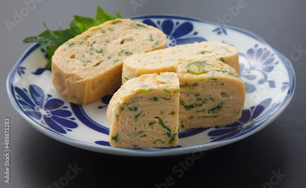 Fototapeta だし巻き卵　卵料理　