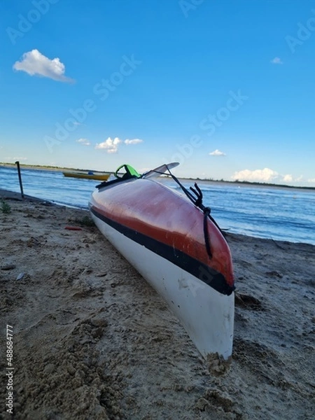 Obraz canoe on the beach