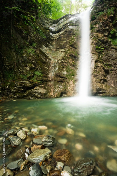 Obraz Waterfall in Canyon