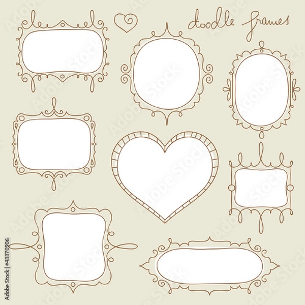 Obraz doodle frames