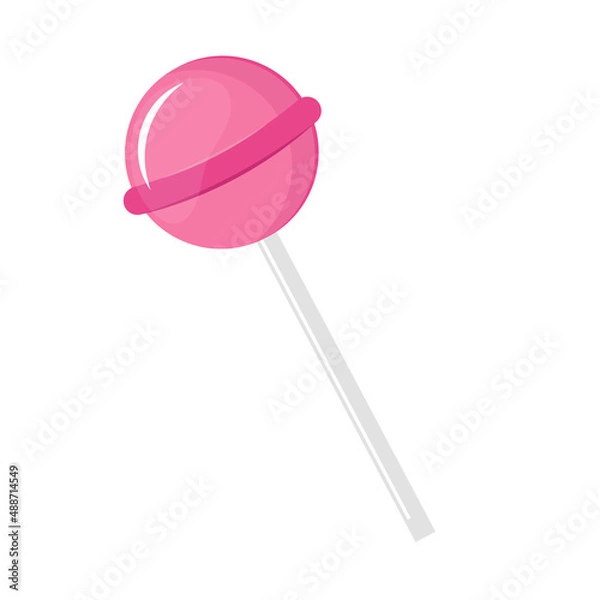 Obraz candy in stick icon
