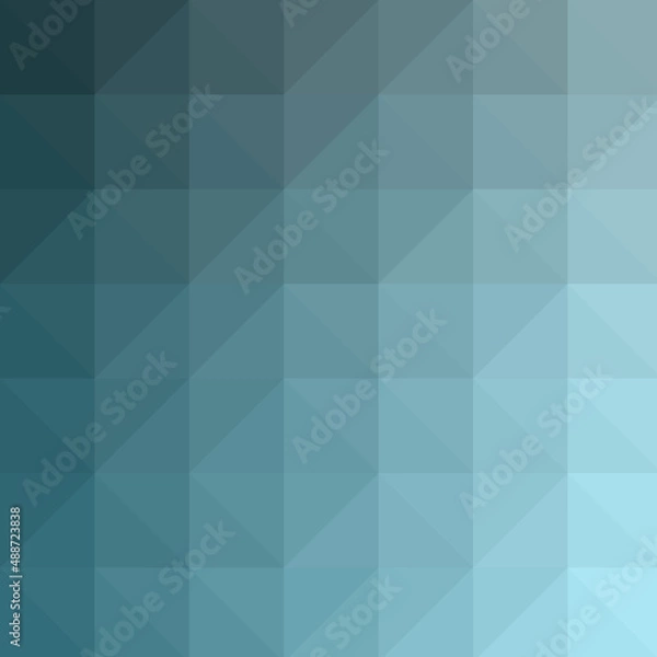 Fototapeta Abstract color Low-Polygones Generative Art background illustration