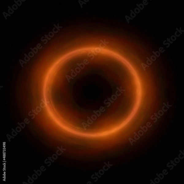 Fototapeta Bright abstract background with leaks. Lighting tunnel. Magic portal. Vivid sphere lens