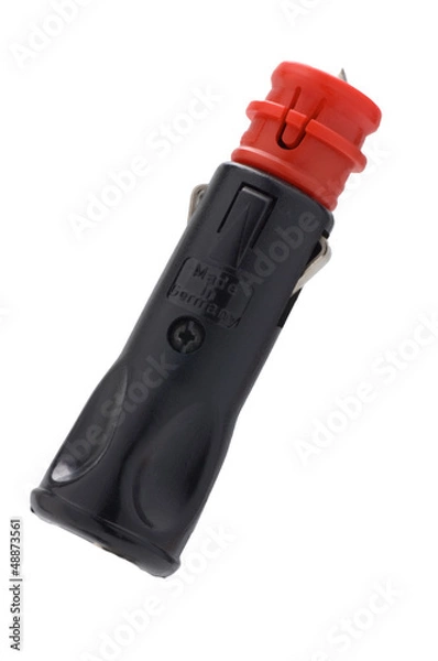 Fototapeta Car 12 V DC plug