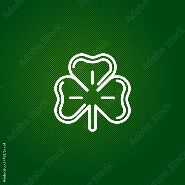 Fototapeta lucky clover logotype