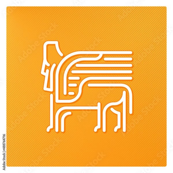 Fototapeta mythological creature logotype