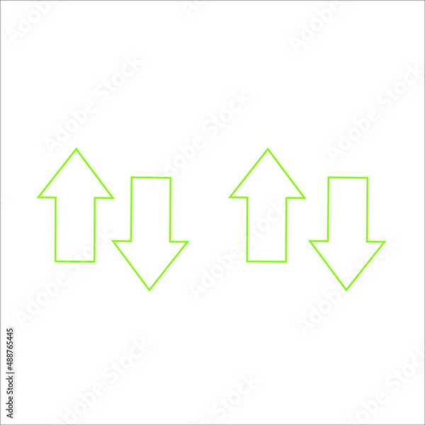 Obraz swap icon. vector design element logo template