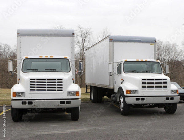 Obraz delivery trucks