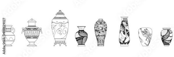 Obraz Vases from China and India.