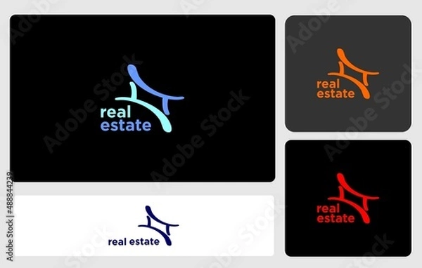 Obraz real estate logo