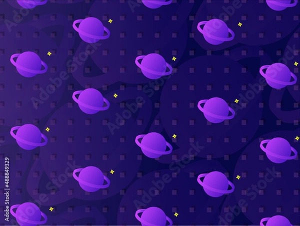 Obraz cosmos pattern