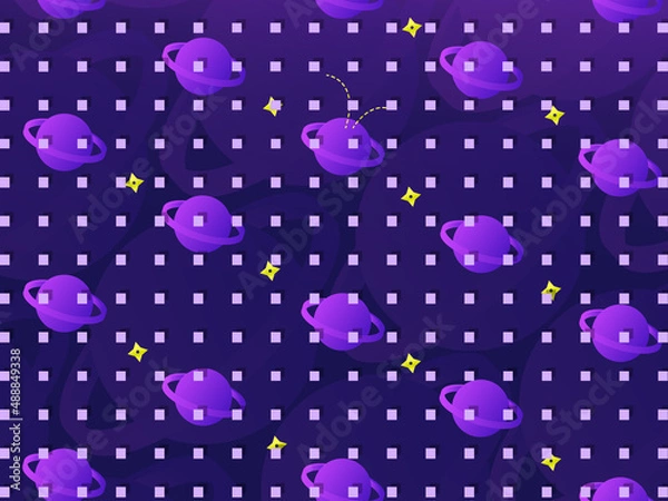 Obraz cosmos pattern