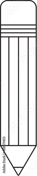 Obraz Pencil Icon - black & white