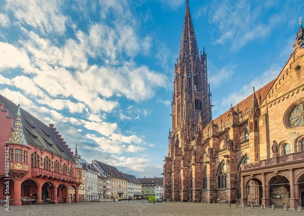 Obraz freiburg münsterplatz
