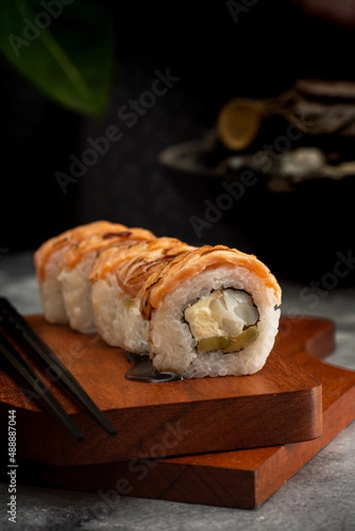 Obraz sushi with salmon