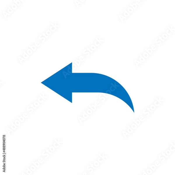 Fototapeta Arrow icon design template vector isolated illustration