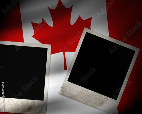 Obraz Grunge Canada flag