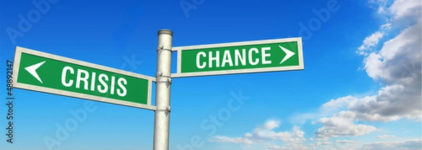 Obraz CHANCE or CRISIS