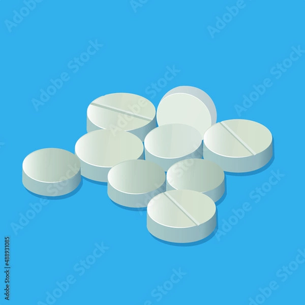 Fototapeta pills vector image
