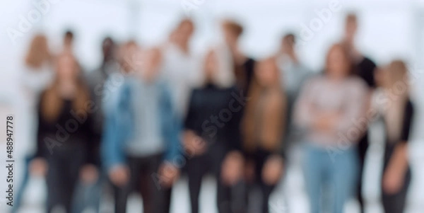 Fototapeta background image of a group of diverse young people