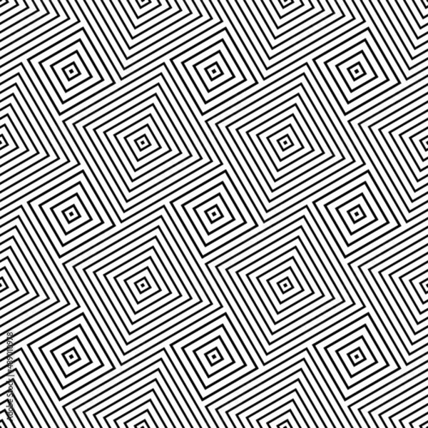 Obraz Seamless geometric checked pattern. Diagonal lines texture.