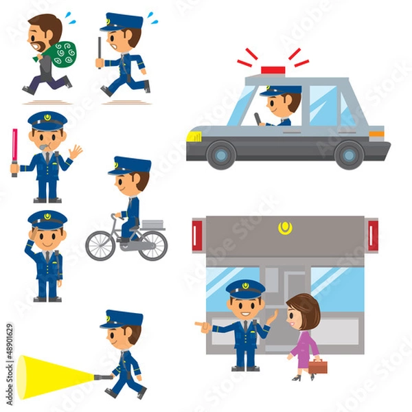 Obraz 警察官　仕事