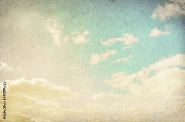 Obraz Vintage cloudy background