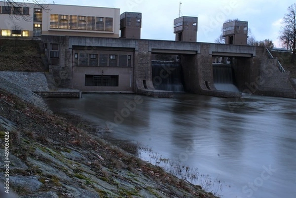 Obraz Water power plant