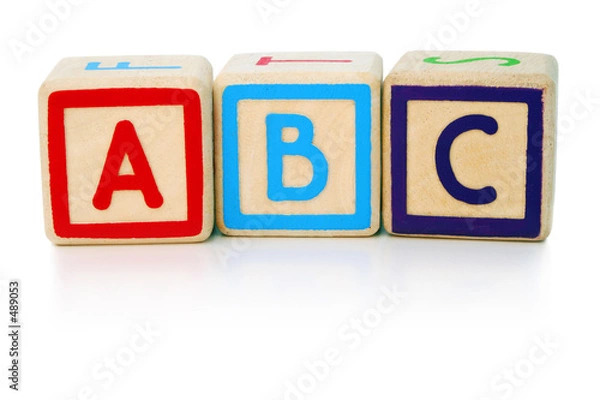 Obraz łatwe jak abc