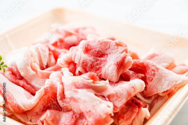 Fototapeta 牛バラ薄切り肉