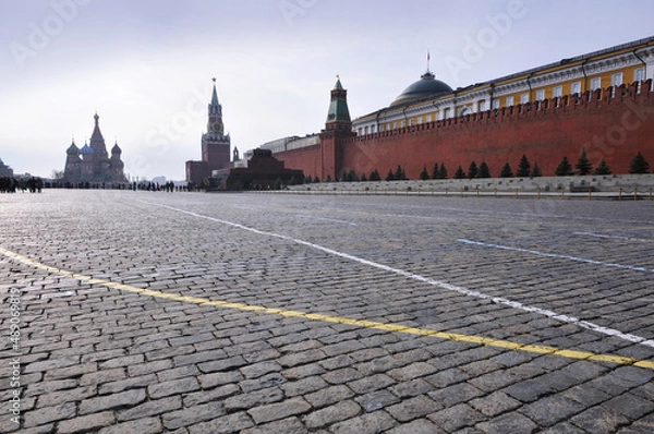 Fototapeta Red Square in the city of Moscow