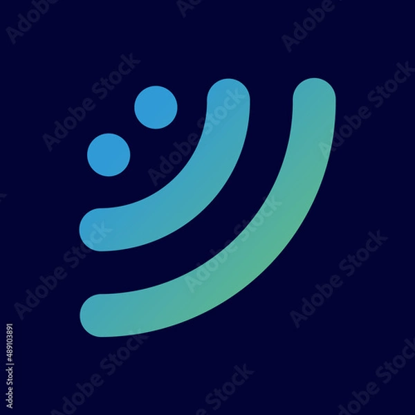 Obraz Smiley Conection Digital Logo