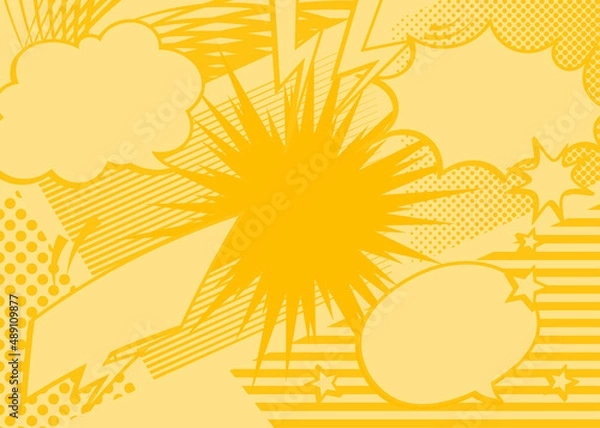 Obraz アメコミ風背景