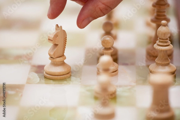 Obraz Eröffnung beim Schach