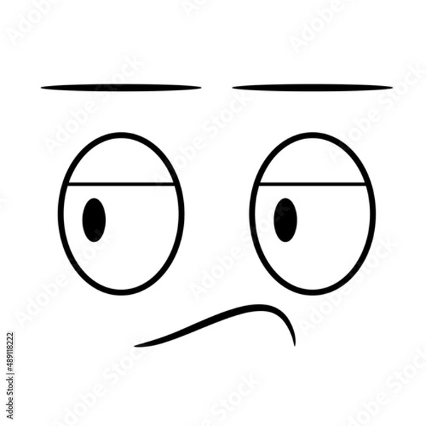 Fototapeta Envy Expression with Editable Stroke