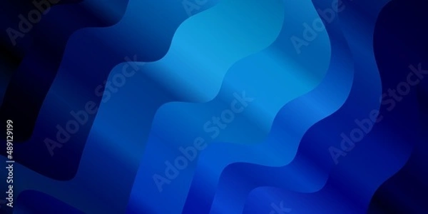 Fototapeta Light BLUE vector texture with circular arc.