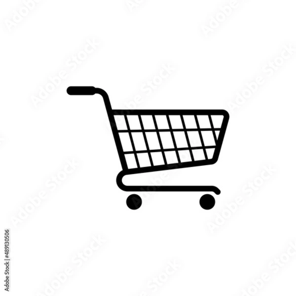 Fototapeta Cart icon design template vector isolated illustration