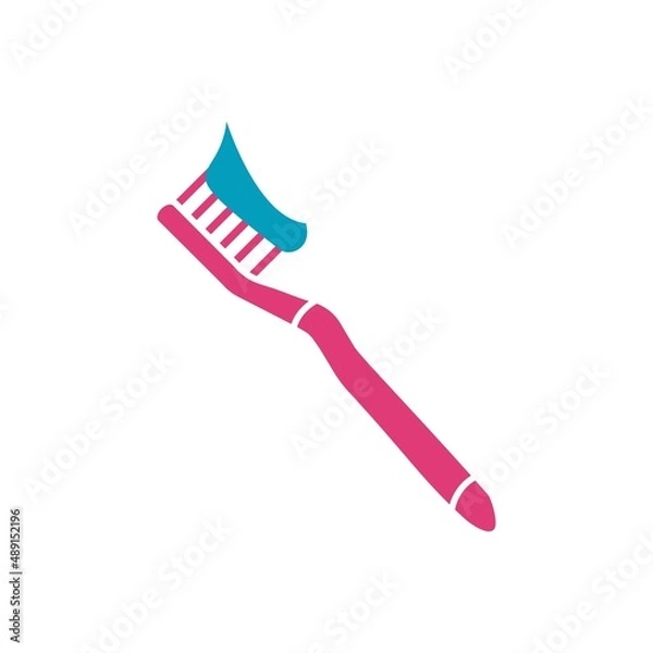 Fototapeta toothbrush icon vector design templates