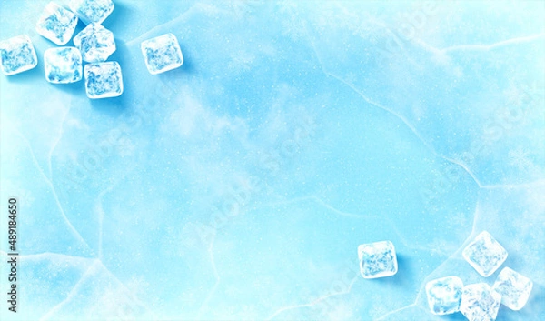 Fototapeta Icy surface background