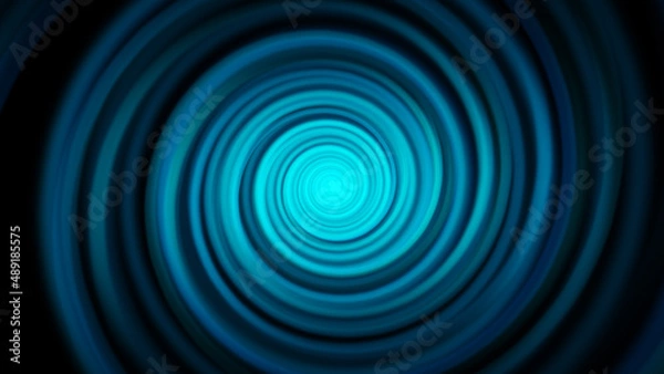 Fototapeta Blue soft spiral abstract background .3d rendering