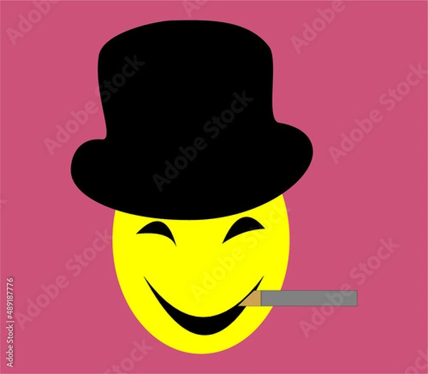 Fototapeta smile smoke