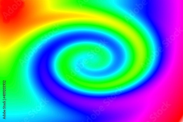 Obraz colorful spiral background for a bright design