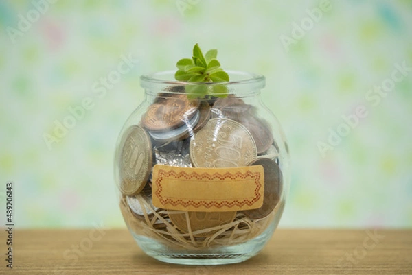 Obraz 貯金、お金、節約