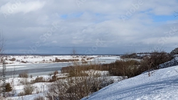 Obraz landscape with river