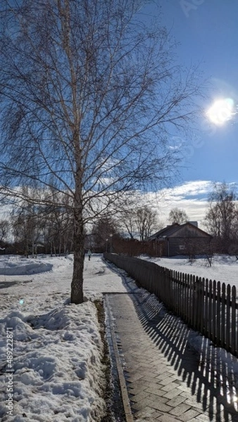 Obraz road in winter