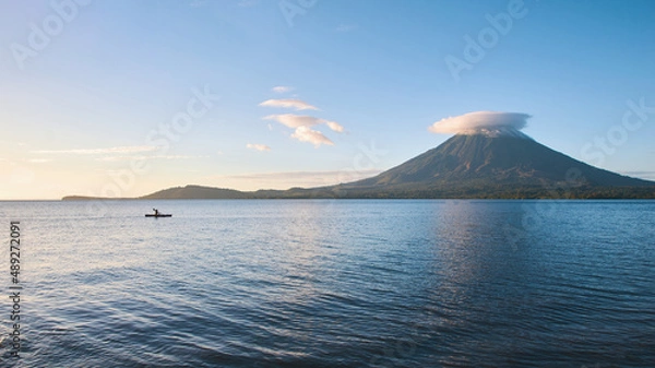 Obraz Beautiful viewpoint of Concepcion volcano in Ometepe island, Nicaragua